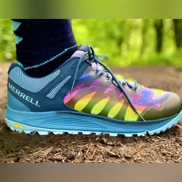 Merrell Antora 2 Trail Running Shoes Rainbow - Picture 1 of 6